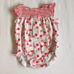 koala baby cherry snap bubble romper playsuit 3 months baby girl